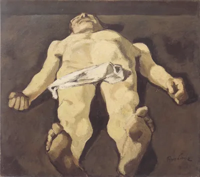 Der Tote Christus by Albin Egger-Lienz