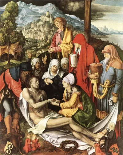 Lamentation for Christ by Albrecht Durer