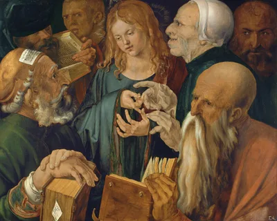 Christ among the Doctors by Albrecht Durer