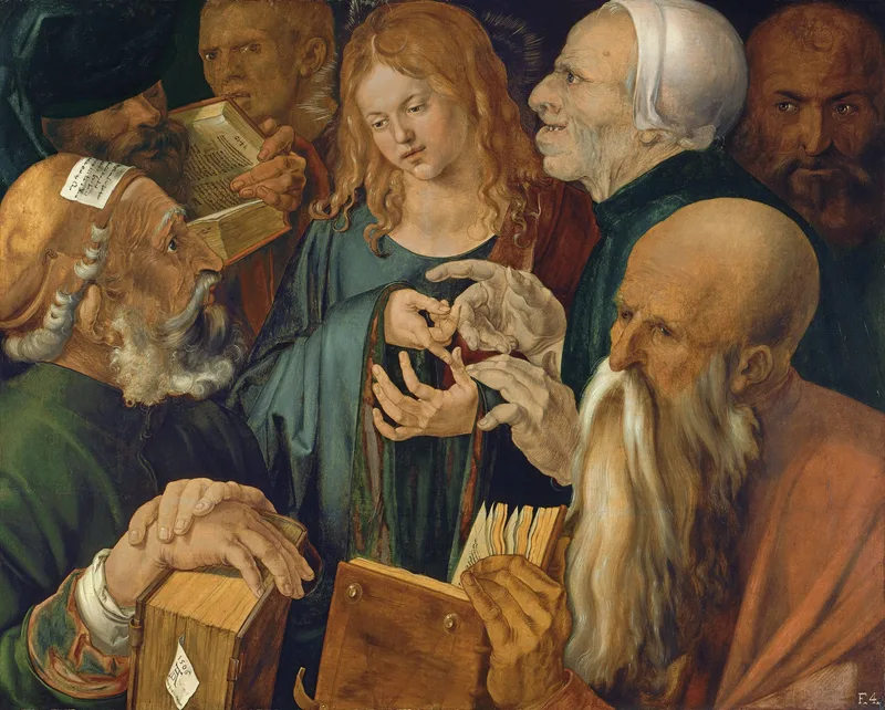 Christ among the Doctors by Albrecht Durer, 1506