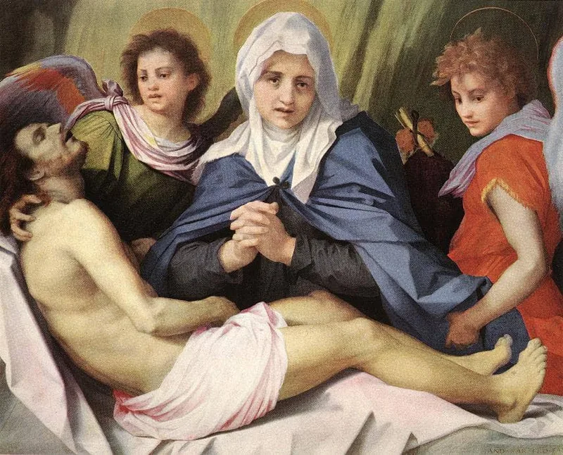 Lament of Christ by Andrea del Sarto, 1519