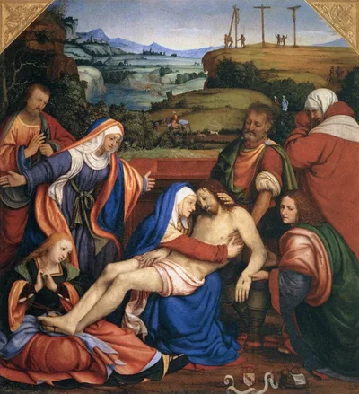 The Lamentation of Christ by Andrea Solario