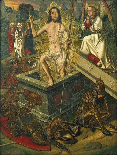 Resurrection and Descent of Christ into Limbo by Bartolome Bermejo
