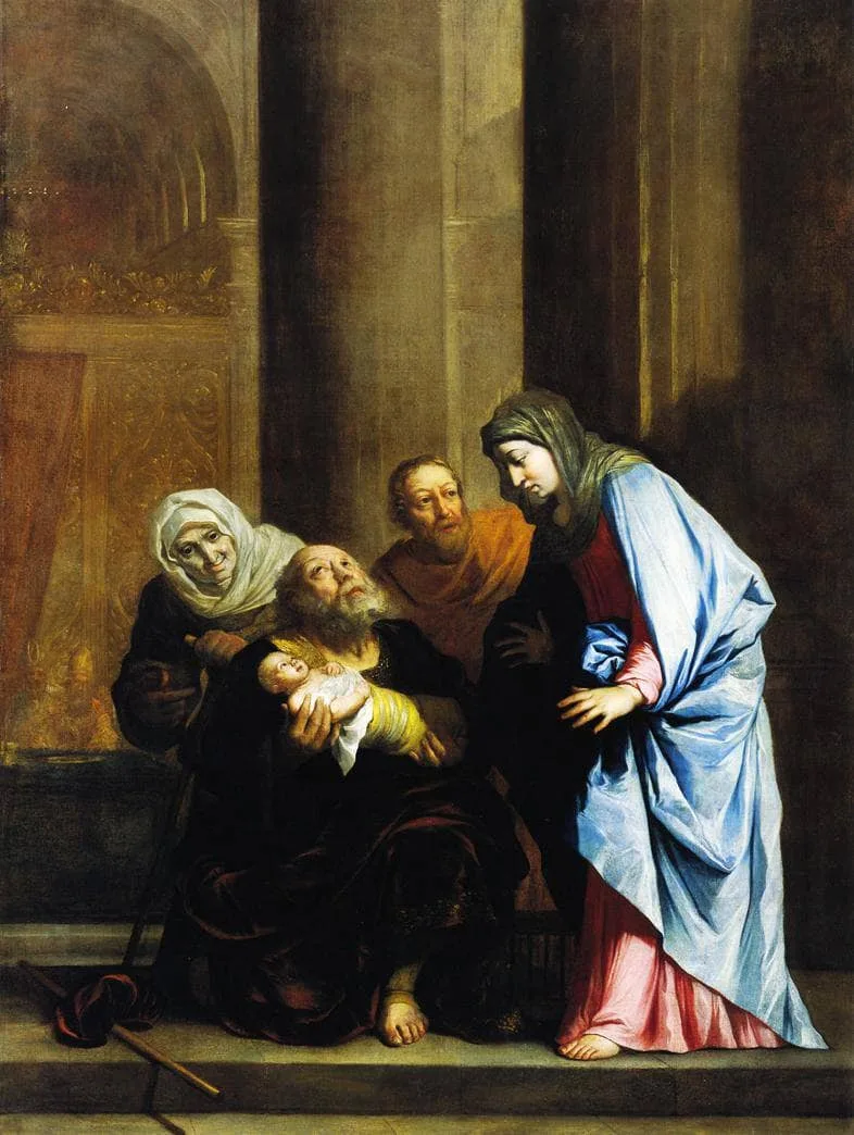 Simeon with the Infant Jesus by Benjamin West