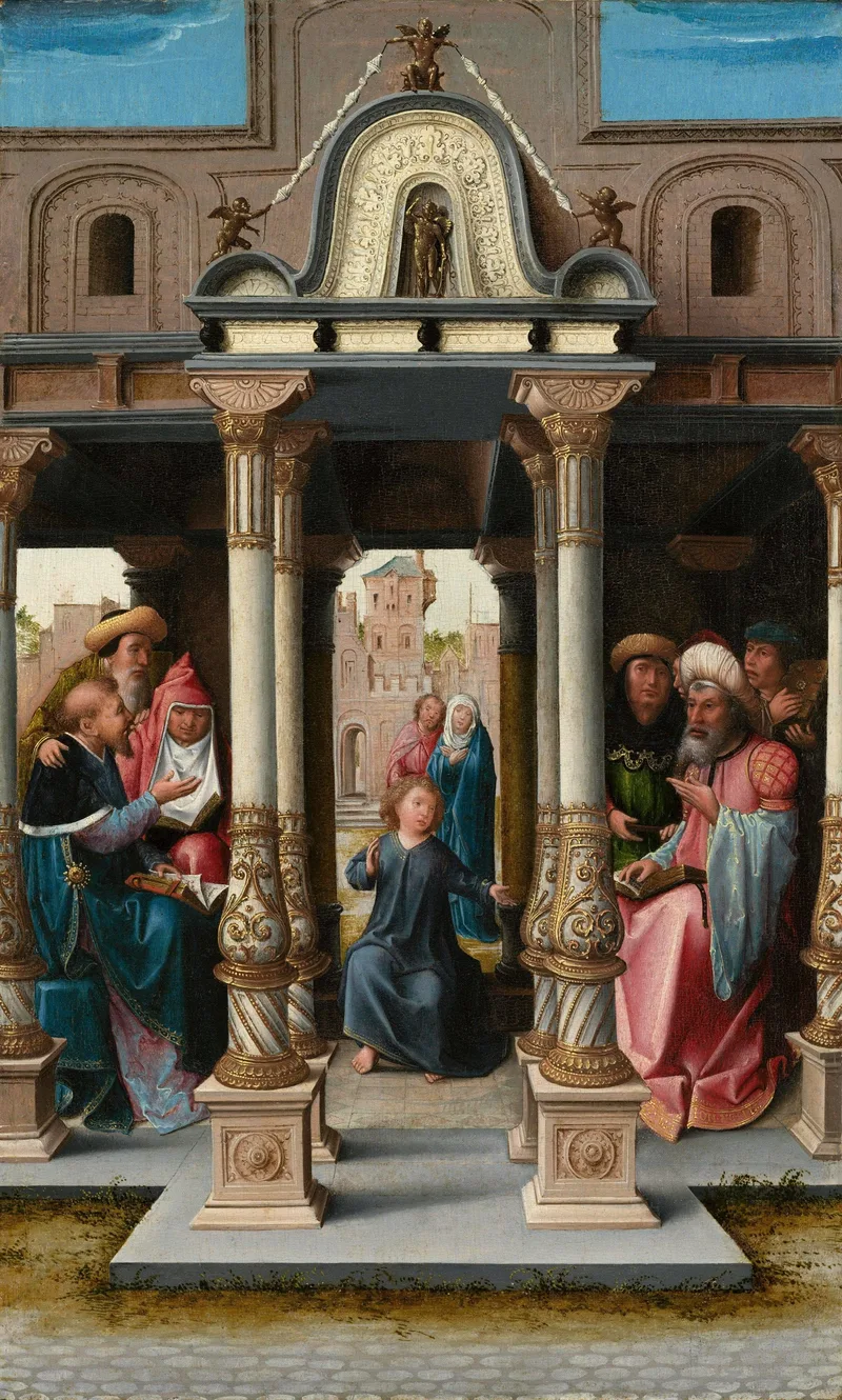 Christ Among the Doctors by Bernard Van Orley