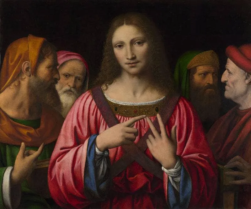 Christ among the Doctors by Bernardino Luini, 1530