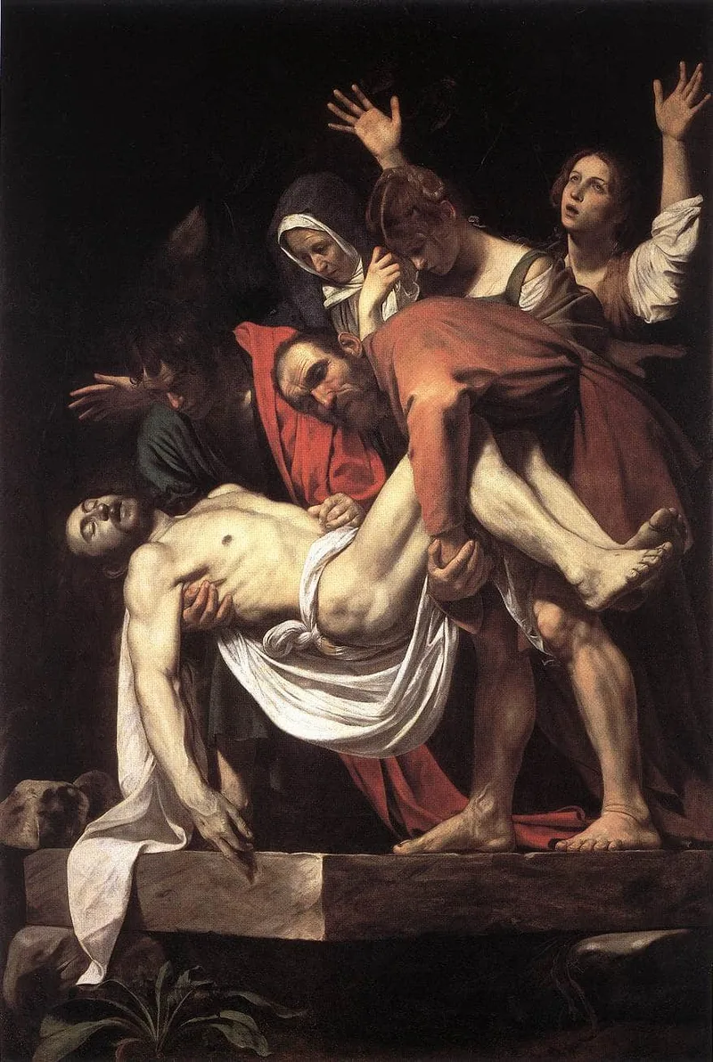 Entombment of Christ by Caravaggio, 1602