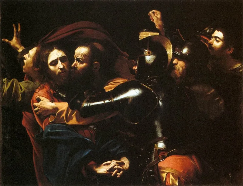 Taking of Christ by Caravaggio, 1602