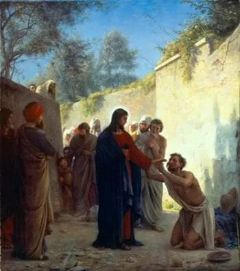 Christ Healing by Carl Bloch