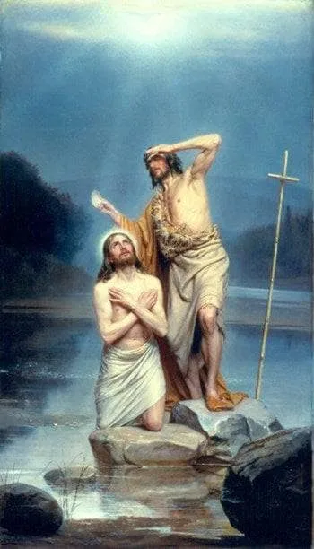 The Baptism of Christ by Carl Bloch