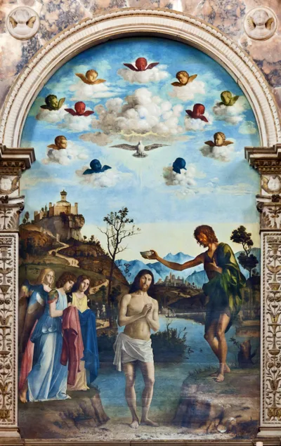 The Baptism of Christ by Cima da Conegliano