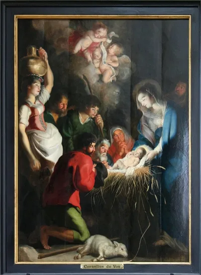 The Birth of Jesus by Cornelis de Vos