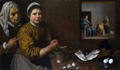 Christ in the House of Mary and Martha by Diego Velazquez