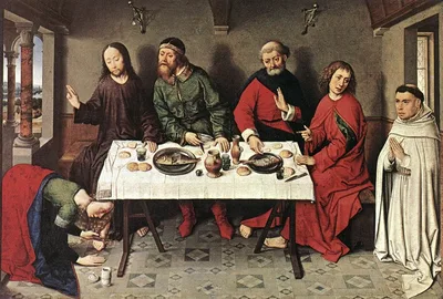 Christ in the House of Simon by Dirk Bouts