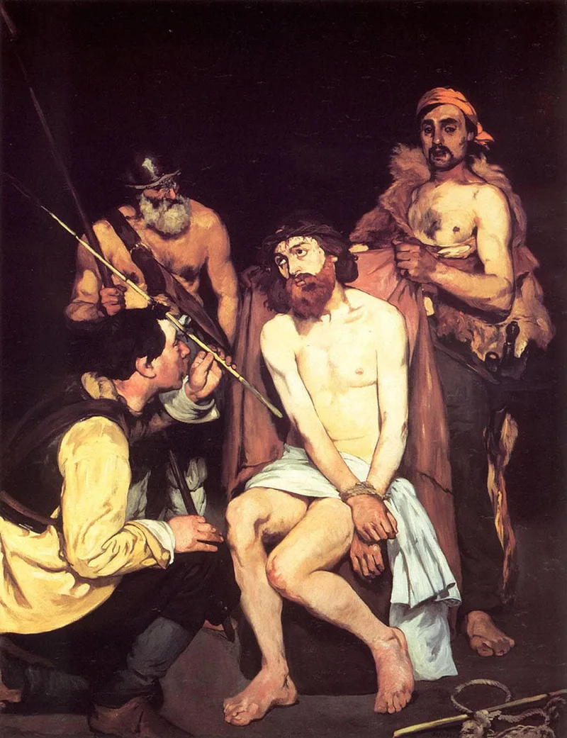 Jesus mocked by the Soldiers by Edouard Manet, 1865