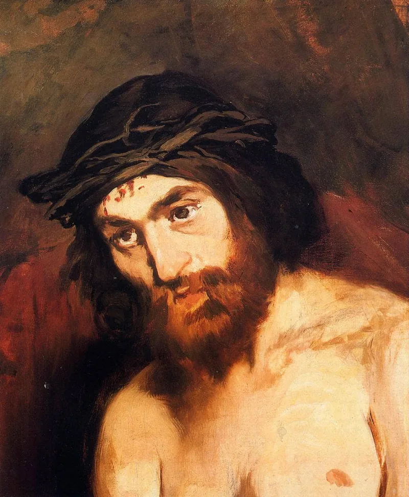 The head of Christ by Edouard Manet, 1865