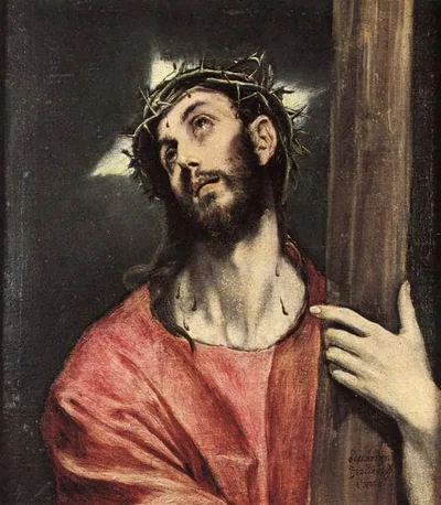 Christ carrying the cross by El Greco