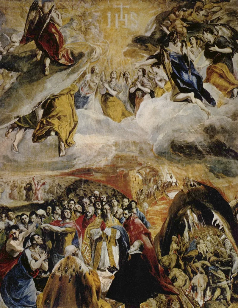 The Adoration of the Name of Jesus by El Greco, 1580