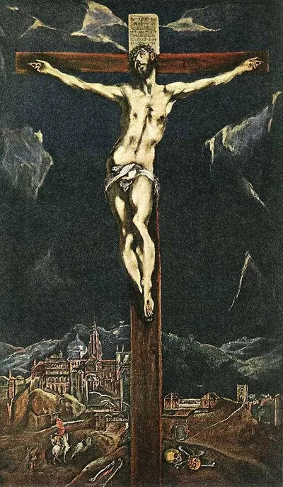 Christ in Agony on the Cross by El Greco