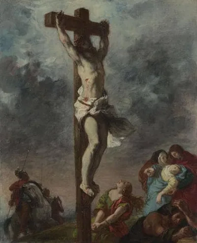 Christ on the Cross by Eugene Delacroix
