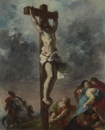 Christ on the Cross by Eugene Delacroix