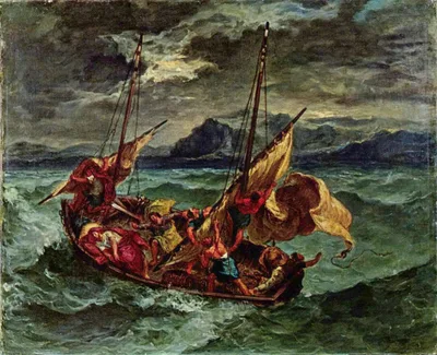 Christ on the Sea of Galilee by Eugene Delacroix