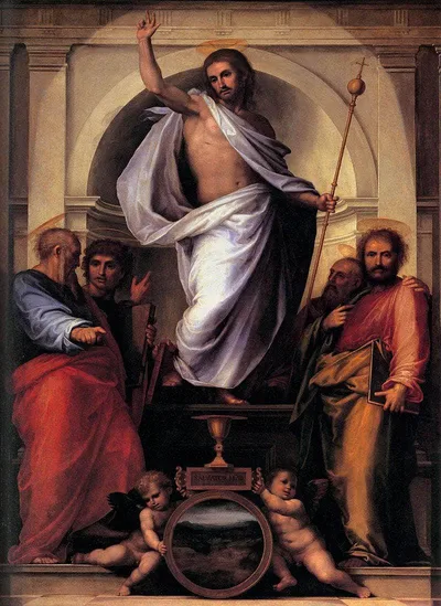 Christ with the Four Evangelists by Fra Bartolomeo