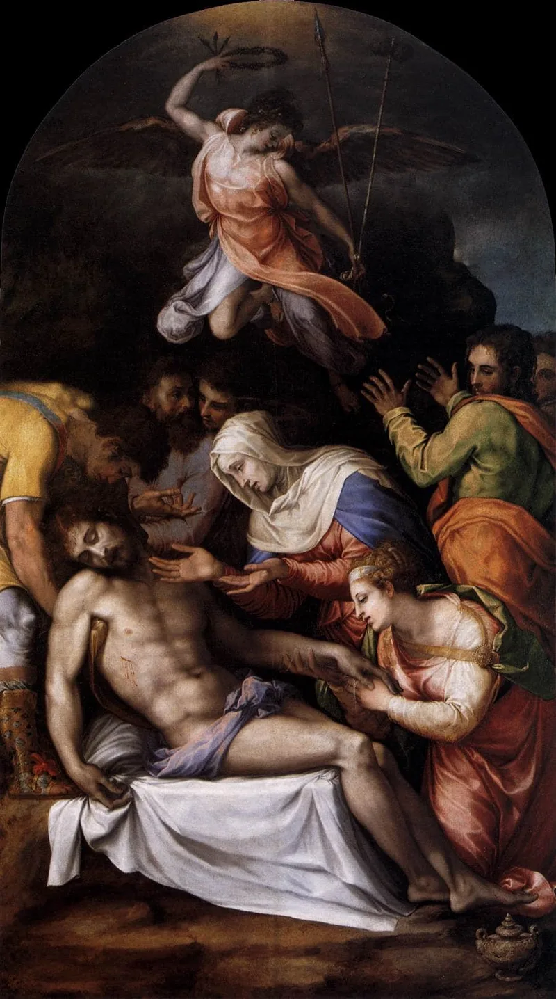 The Lamentation over the Dead Christ by Francesco de" Rossi (Francesco Salviati), "Cecchino"