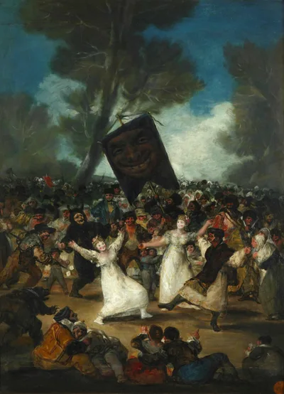 The Burial of the Sardine (Corpus Christi Festival on Ash Wednesday) by Francisco Goya