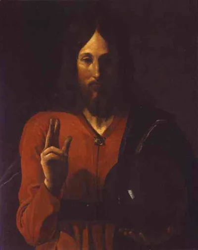 Christ Bénissant by Georges de la Tour