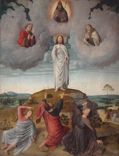 The Transfiguration of Christ (central panel) by Gerard David