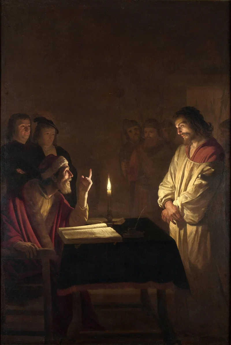 Christ Before the High Priest by Gerard van Honthorst