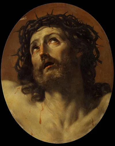 Head of Christ Crowned with Thorns by Guido Reni