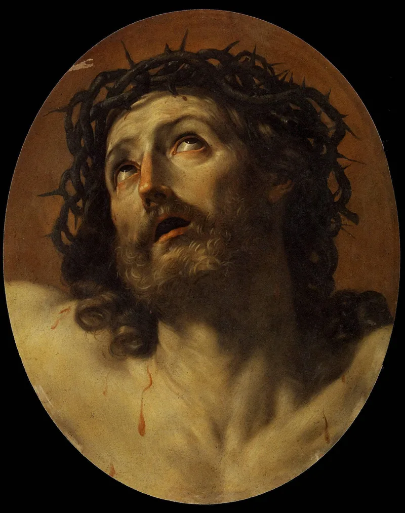 Head of Christ Crowned with Thorns by Guido Reni, 1620
