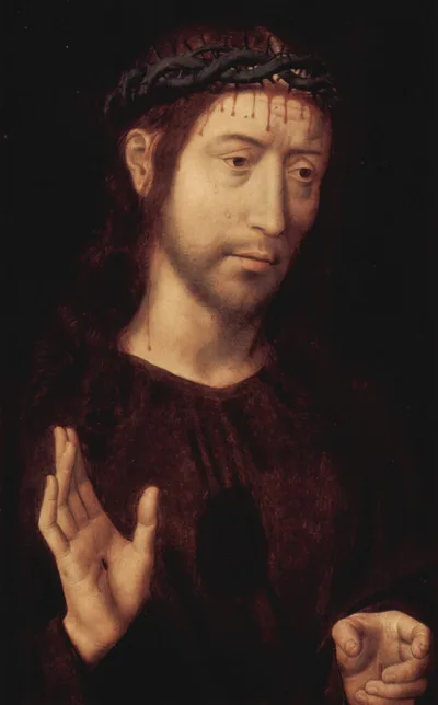 Christ crowned with thorns by Hans Memling