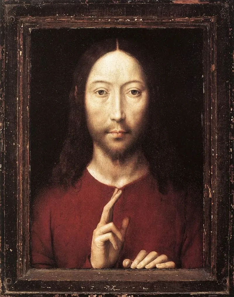 Christ Giving His Blessing by Hans Memling, 1478