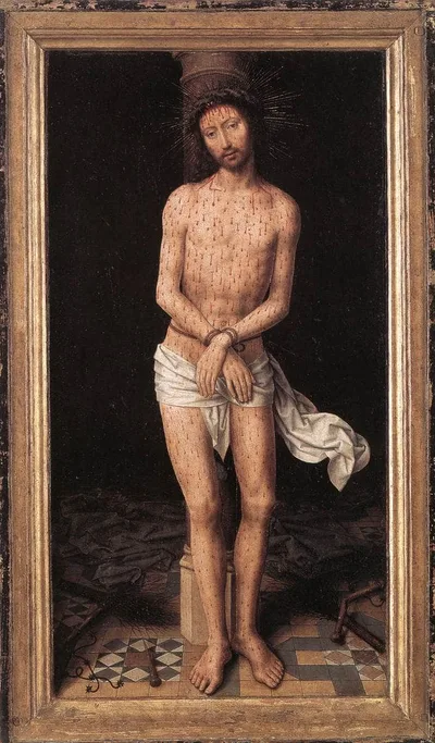 Christ at the Column by Hans Memling