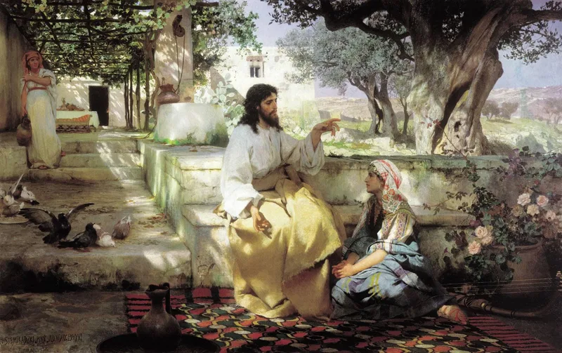 Christ in the House of Martha and Mary by Henryk Siemiradzki