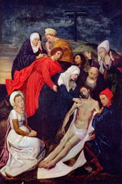 Diptych of The Fall of Man and The Redemption (Lamentation of Christ) by Hugo van der Goes