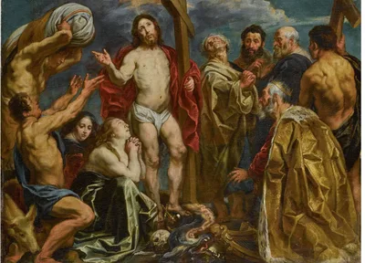 Christ triumphant among the nine penitents by Jacob Jordaens