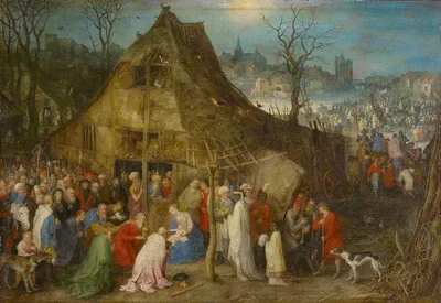 Adoration of Jesus by Jan Brueghel the Elder