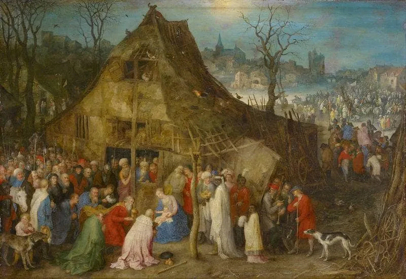Adoration of Jesus by Jan Brueghel the Elder