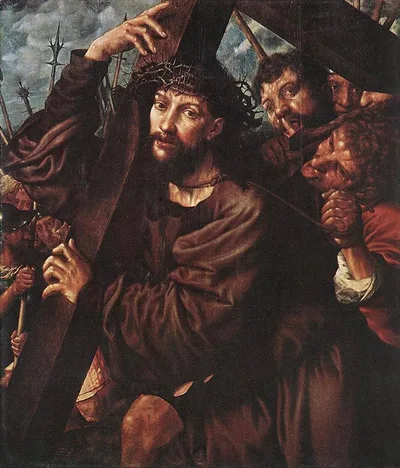 Christ Carrying The Cross by Jan van Hemessen