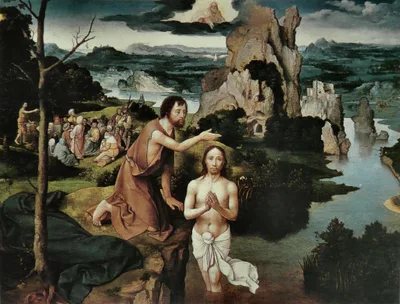 The Baptism of Christ by Joachim Patinir