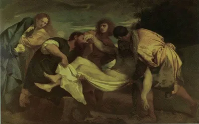 Burial of Jesus by Kamal-ol-Molk