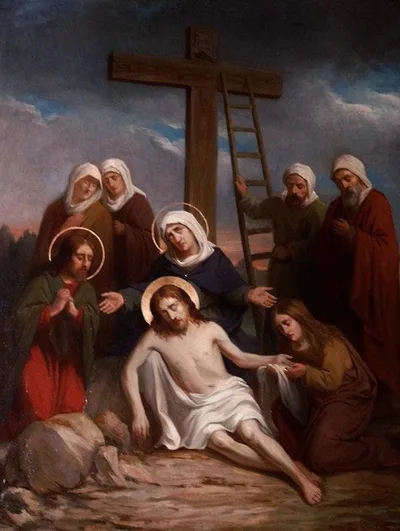 Lamentation of Christ by Leo Steel