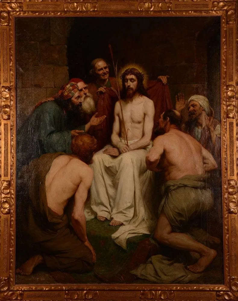 The Mocking of Christ by Leo Steel, 1908