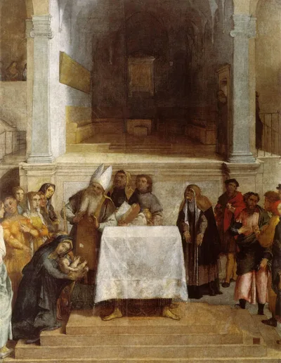 The Presentation of Christ in the Temple by Lorenzo Lotto