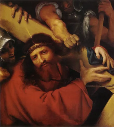 Christ Carrying the Cross by Lorenzo Lotto