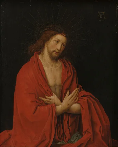 Christ With Crown Of Thorns by Lucas van Leyden